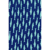 Tom & Teddy Men's Sardines Swim Trunk | Ink Blue & Green