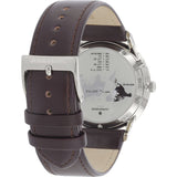 Junghans Meister Mega Matt Silver Watch | Brown Horse Leather Strap 058/4800.00