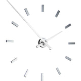 Nomon Tacon 12 L Wall Clock | Chromed Brass/Walnut