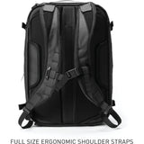 Black Ember Forge 3-Way Commuter Backpack | Jet Black