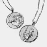 Awe Inspired Medusa Necklace | Box Chain