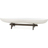 Resource Decor Danica Coffee Table | French Oak/Fiberglass
