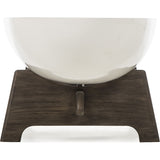 Resource Decor Danica Coffee Table | French Oak/Fiberglass