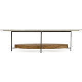 Resource Decor Olivia Coffee Table | White Lacquer