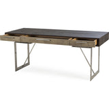 Resource Decor Latham Desk | Peroba/Shargreen/Steel