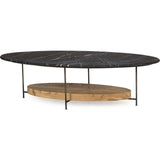 Resource Decor Olivia Coffee Table | Black Marble