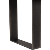 Resource Decor Live Edge 82" Dining Table | Cashew/Steel