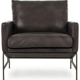 Resource Decor Vanessa Chair | Destroyed Black Leather