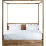 Resource Decor Otis Poster Queen Sized Bed | French Oak