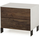 Resource Decor Cardosa Nightstand | White