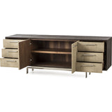 Resource Decor Latham Credenza | Peroba/Shargreen/Steel