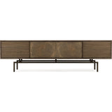 Resource Decor Blaine Media Console Table | Oak/Steel