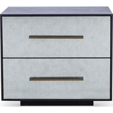 Resource Decor Waters Nightstand | Smoked Black Oak