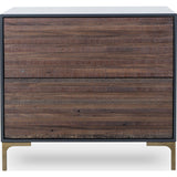 Resource Decor Zuma Nightstand | Charcoal Gray