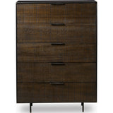 Resource Decor Tribeca 5 Drawer Chest | Walnut