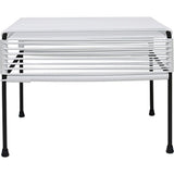 Innit Designs Atom Ottoman | White/Black