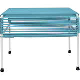 Innit Designs Atom Ottoman | Blue/White