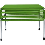 Innit Designs Atom Ottoman | Cactus/Chrome