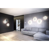 Artemide Facce Wall/Ceiling Alpha Raised LED Light | 6W 3500K 80CRI Dim 2-Wire 120V