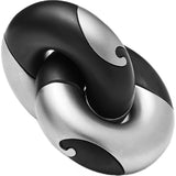 Craighill Wavelinks Brain Teaser Puzzle, Donuts Shape Stainless Steel Mind Game Puzzle, Perfect Gifts for Adults and Childs