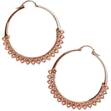 Astor & Orion Rose Gold Hoops