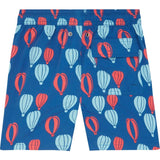 Tom & Teddy Father Son Swimming Trunks | Red & Blue Balloons