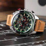 AVI-8 Watch Hawker Hunter Atlas Dual Time Chronograph | Genuine Leather Strap