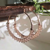 Astor & Orion Rose Gold Hoops