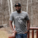 Upstate Of Mind T-Shirt | Deep Heather