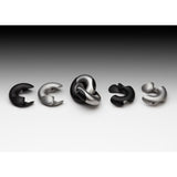 Craighill Wavelinks Brain Teaser Puzzle, Donuts Shape Stainless Steel Mind Game Puzzle, Perfect Gifts for Adults and Childs