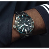 Spinnaker Watch Hass Automatic | Stainless Steel Band | Stainless Steel Case