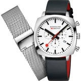 Mondaine Grand Cushion 41mm Wristwatch | Stainless Steel