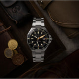 Spinnaker Dumas Japan Automatic 3 Hands Watch | Stainless Steel