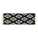 Lorena Canals Diamonds Washable Rug | Black