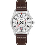 AVI-8 Spitfire Lock Chronograph Watch | Aircraft White