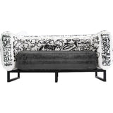Mojow Furniture Yomi Nep Sofa Limited Series | Black on White