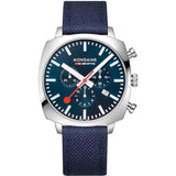 Mondaine Grand Cushion 41mm Wristwatch | Stainless Steel