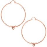Astor & Orion Rose Gold Hoops