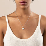 Awe Inspired Diamond Starburst Heart Necklace