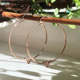 Astor & Orion Rose Gold Hoops