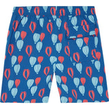 Tom & Teddy Father Son Swimming Trunks | Red & Blue Balloons
