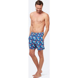 Tom & Teddy Father Son Swimming Trunks | Red & Blue Balloons