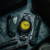 Spinnaker Watch Hass Automatic | Stainless Steel Band | Stainless Steel Case