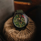 AVI-8 P-51 Mustang Blakeslee AV-4077 Chronograph Watch