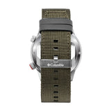 Columbia Outbacker Olive Green 3-Hand Date Men's Lifestyle Analog Watch | Olive Nylon