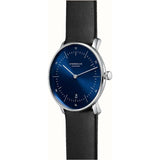 Sternglas Naos Quartz Watch | Blue Silver/Premium Black