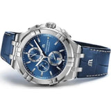 Maurice Lacroix AIKON Quartz Chronograph 44mm | Blue Leather Strap