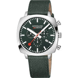 Mondaine Grand Cushion 41mm Wristwatch | Stainless Steel