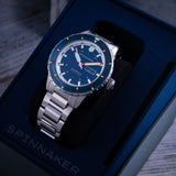 Spinnaker Watch Hass Automatic | Stainless Steel Band | Stainless Steel Case