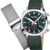 Mondaine Grand Cushion 41mm Wristwatch | Stainless Steel